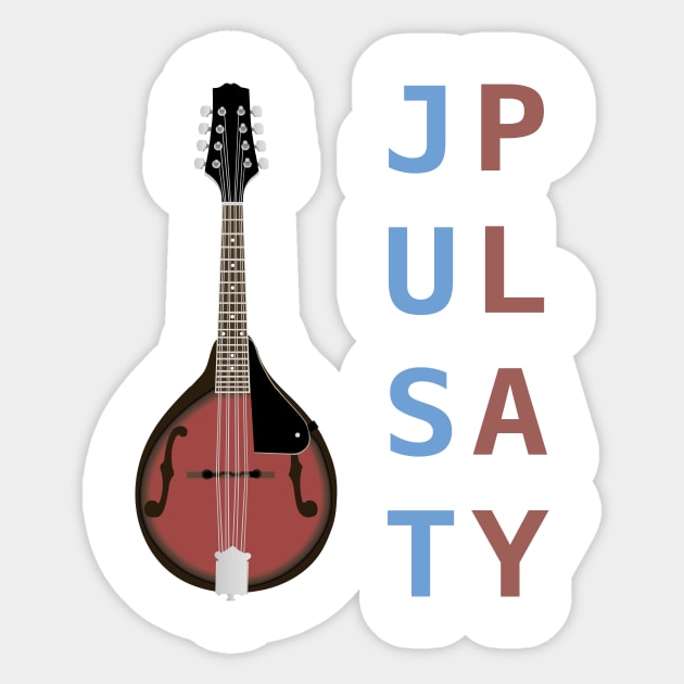 Just Play the Mandolin Sticker by NorseTech